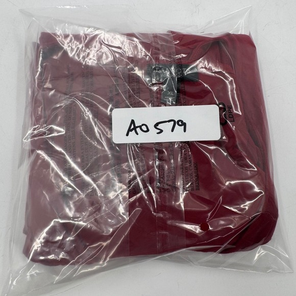 Talbots Women's Red Long Sleeve Twist Front Top‎ Blouse - Picture 8 of 8